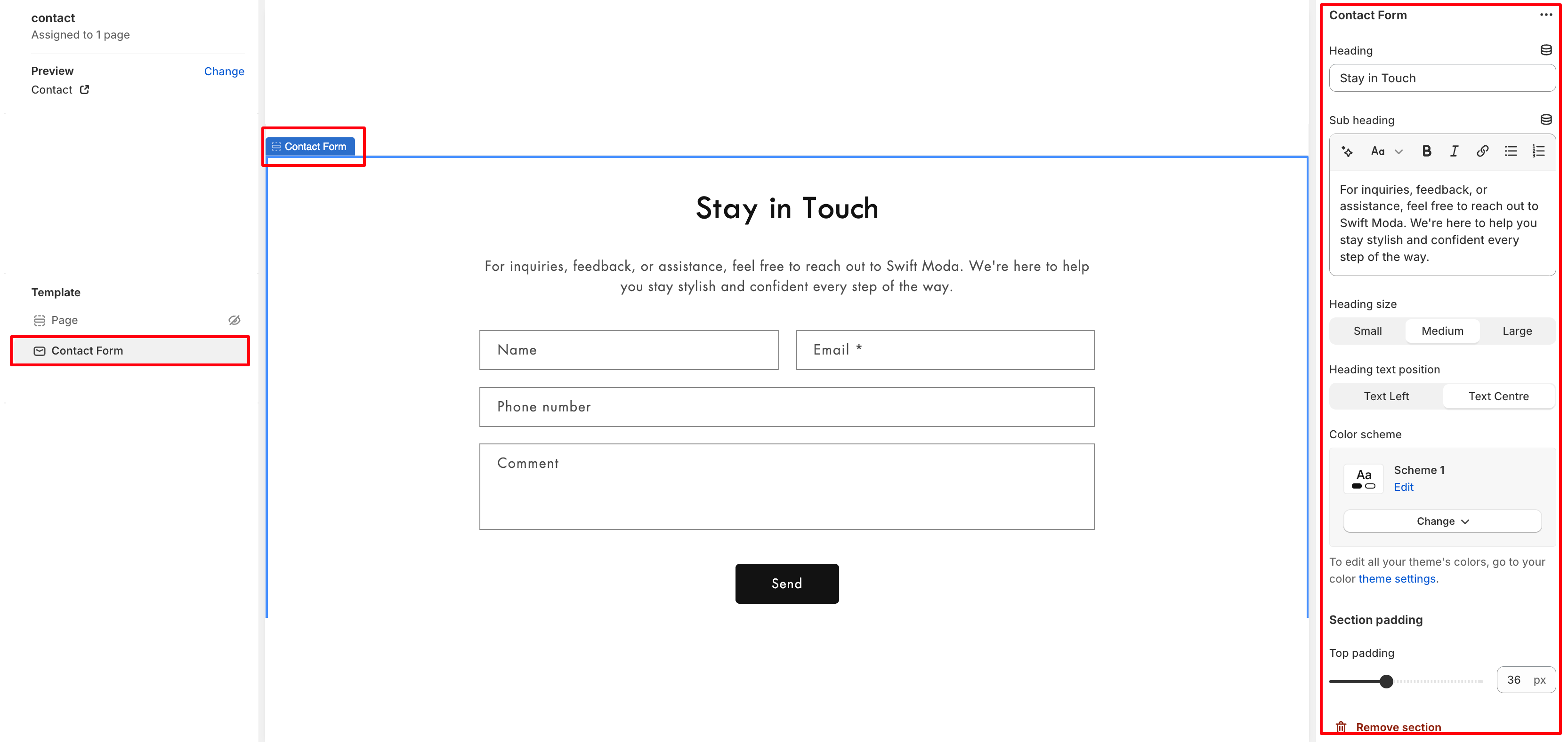 Contact Form