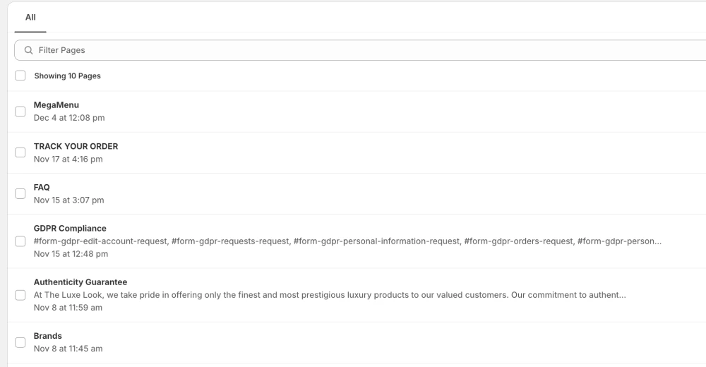 Feature Automatic Page