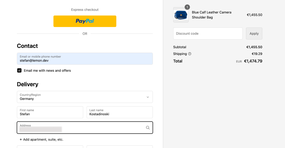 Vat Support on Products