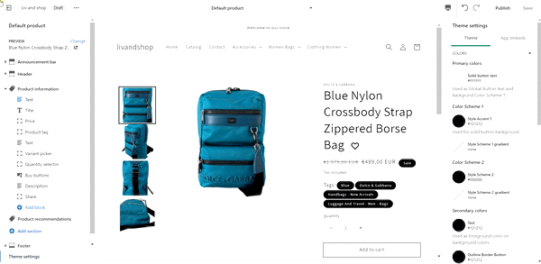 collection shopify theme store