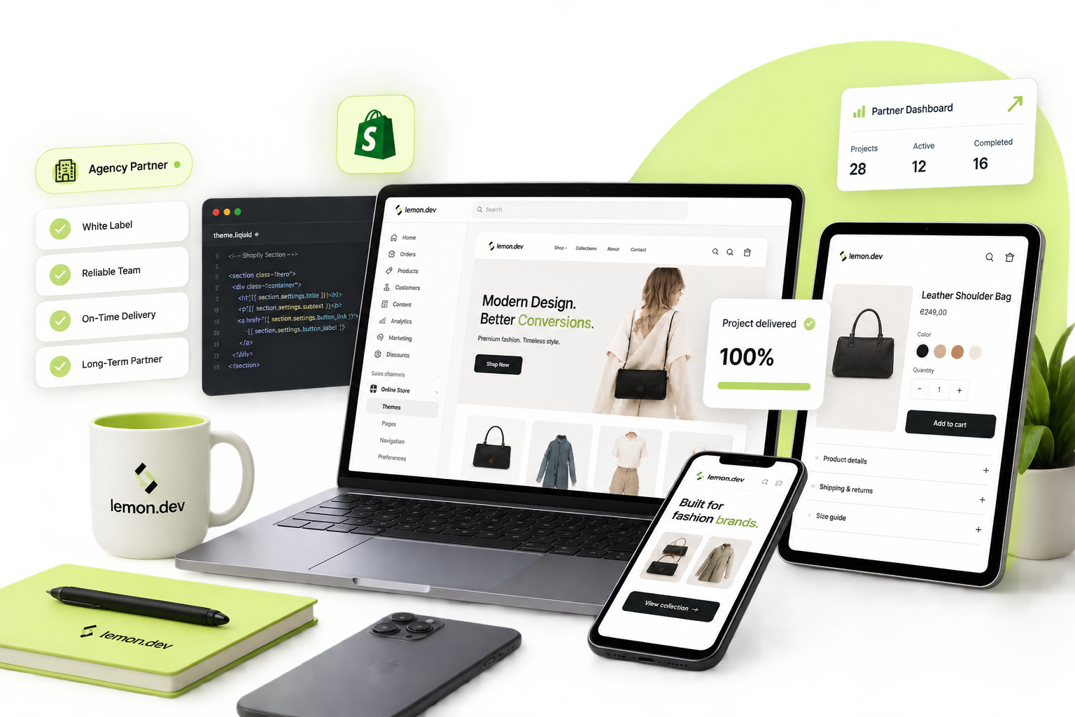 Shopify turnkey solution banner