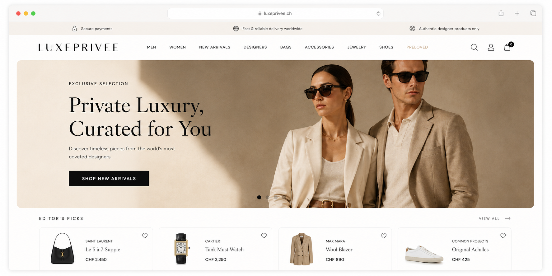 Online Outlet development