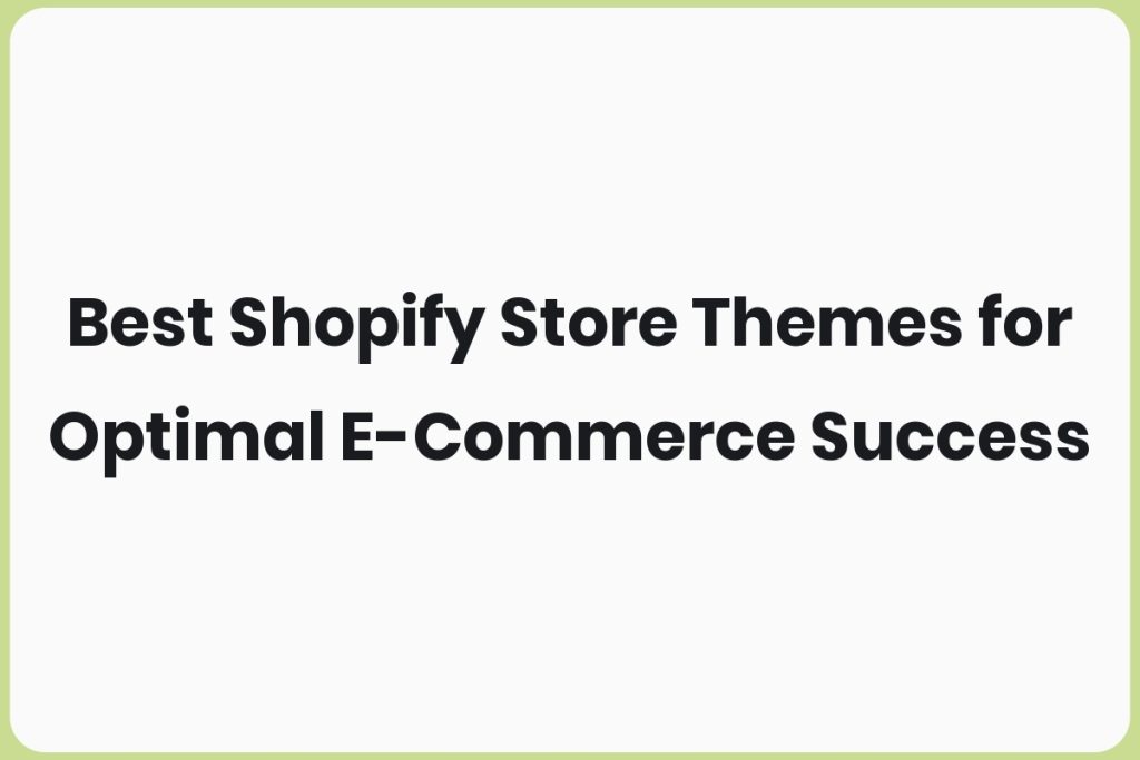 Shopify store theme