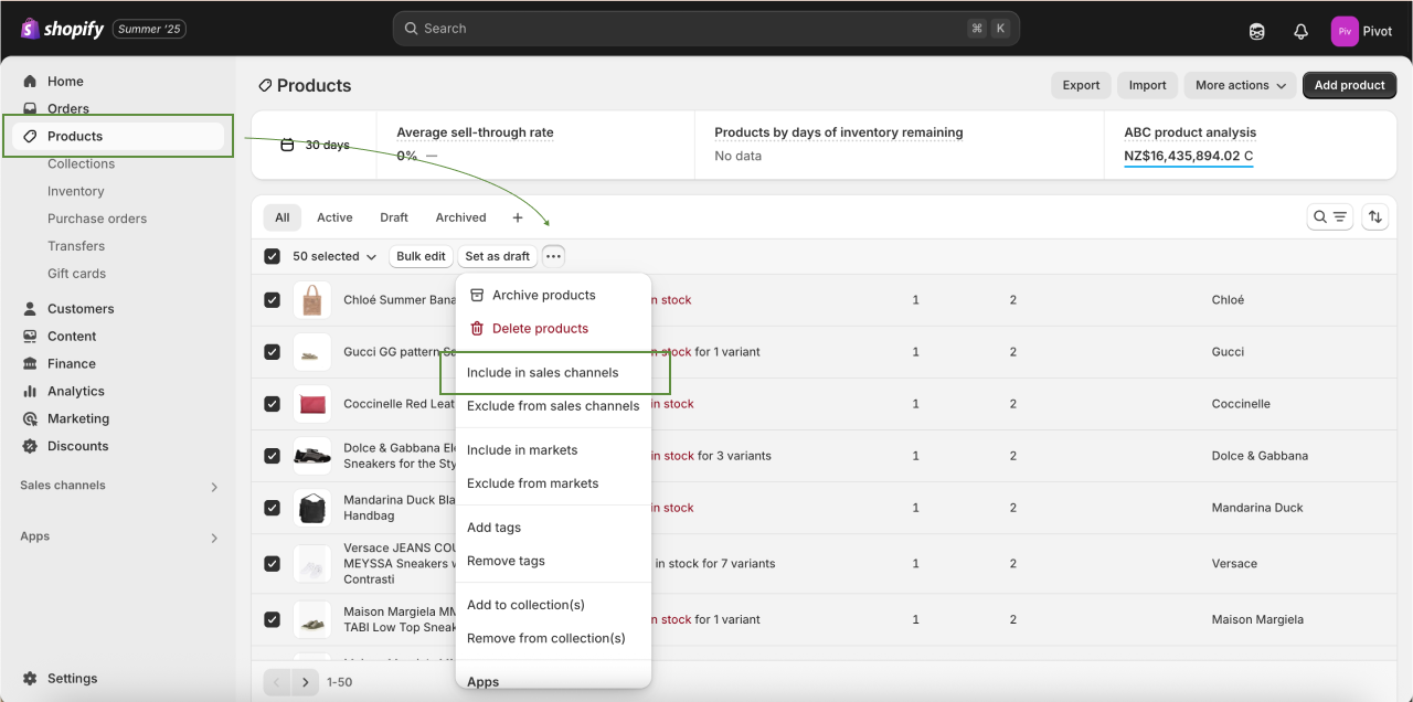 How to Manage Product Visibility, Tags, Markets & Profit Margins in Your Shopify Store