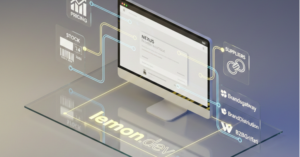 Shopify supplier integration system with automated stock updates, pricing rules, and dropshipping workflow.